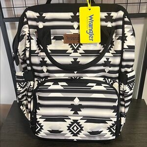 Wrangler Monochrome Patterned Backpack